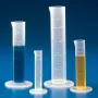 Gegradueerde maatcilinder, korte vorm Polypropyleen 1000 ml | 70 mm | 200 ml | 330 mm | 25 ml